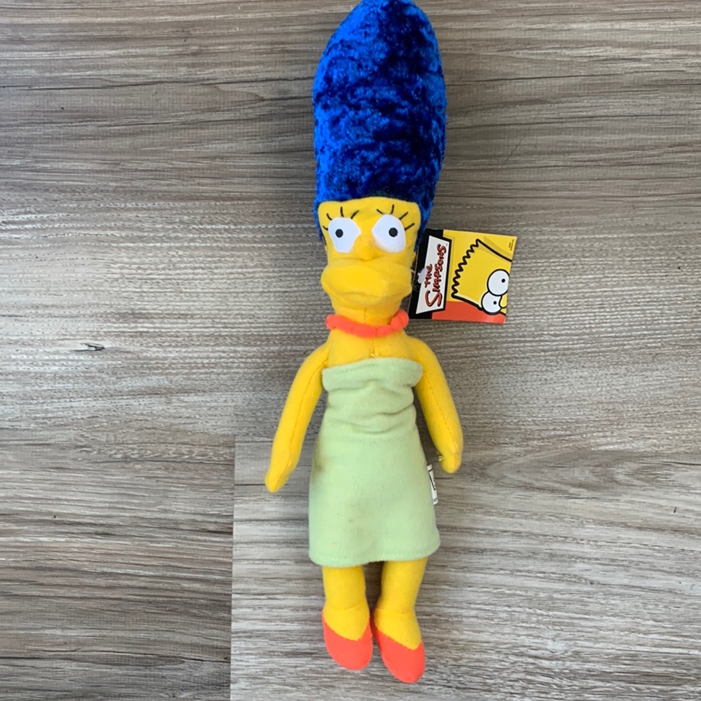 Marge Simpson Plush Character Cartoon Doll Nanco 2005 Original tags The Simpsons